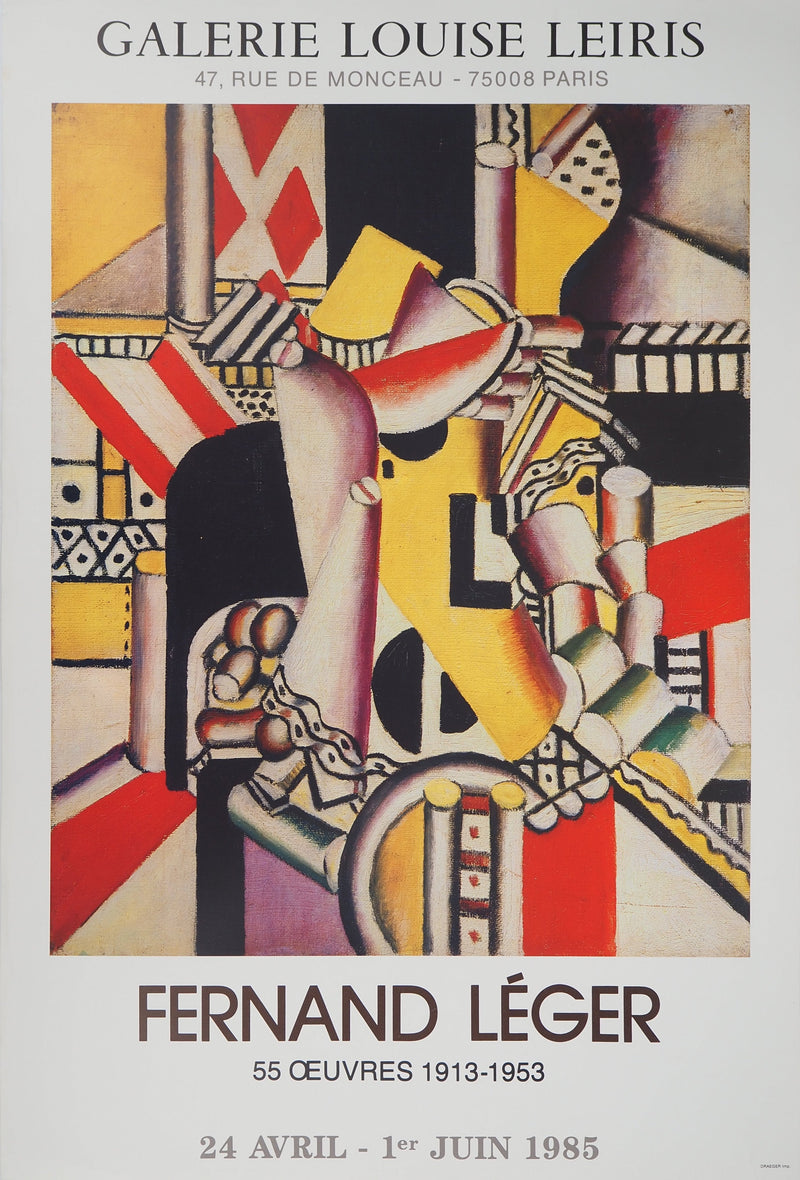 Fernand LEGER : Machine cubiste, Affiche originale (vue générale) - Crédit photo : Galerie Art.Paris