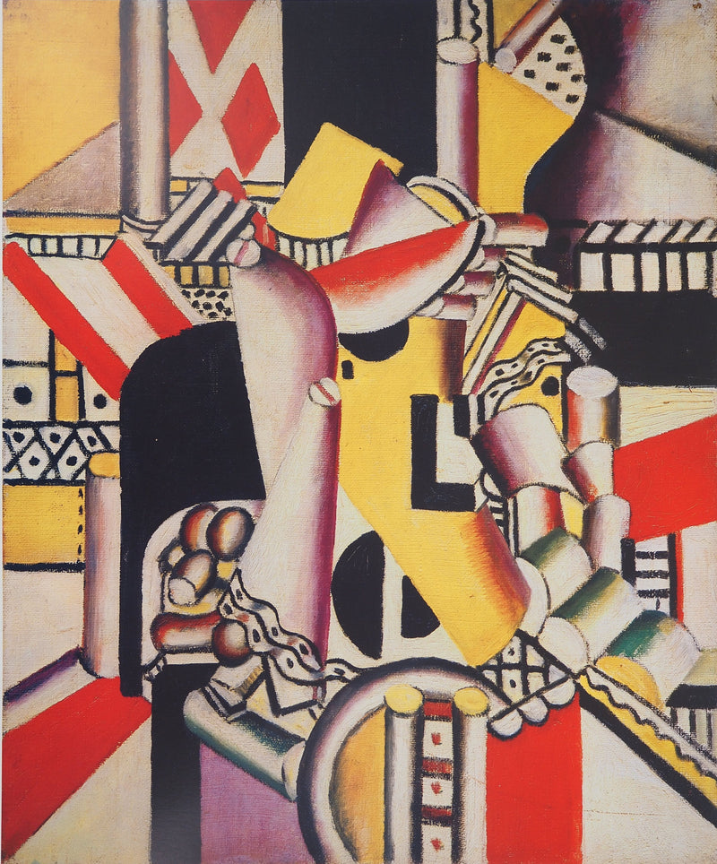 Fernand LEGER : Machine cubiste, Affiche originale (photo de détail 2) - Crédit photo : Galerie Art.Paris