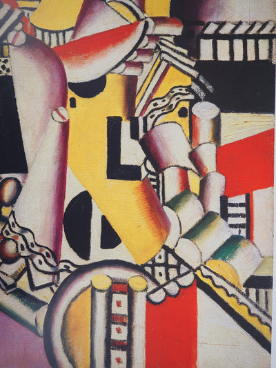 Fernand LEGER : Machine cubiste, Affiche originale (photo de détail 4) - Crédit photo : Galerie Art.Paris