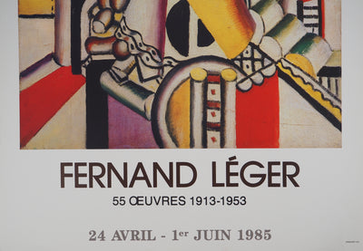 Fernand LEGER : Machine cubiste, Affiche originale (photo de détail 7) - Crédit photo : Galerie Art.Paris