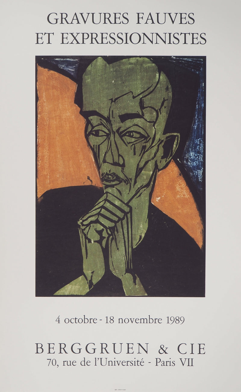 Erich HECKEL : Expressionisme, Portrait d&