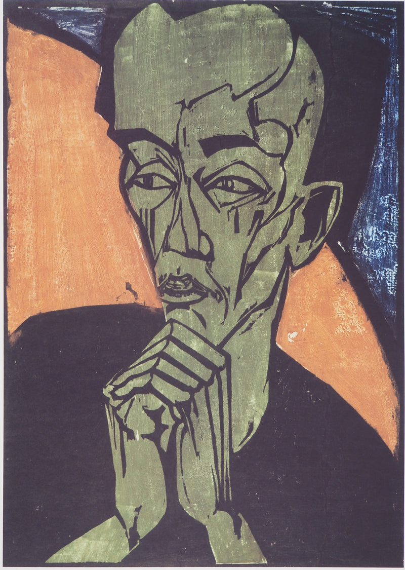 Erich HECKEL : Expressionisme, Portrait d&