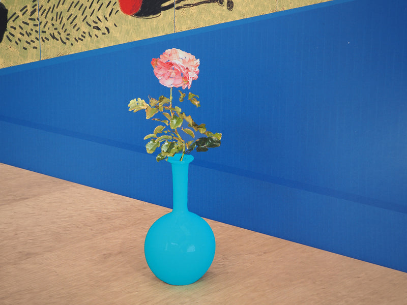 David HOCKNEY : 20 Flowers and Some Bigger Pictures, Affiche originale (photo de détail 5) - Crédit photo : Galerie Art.Paris