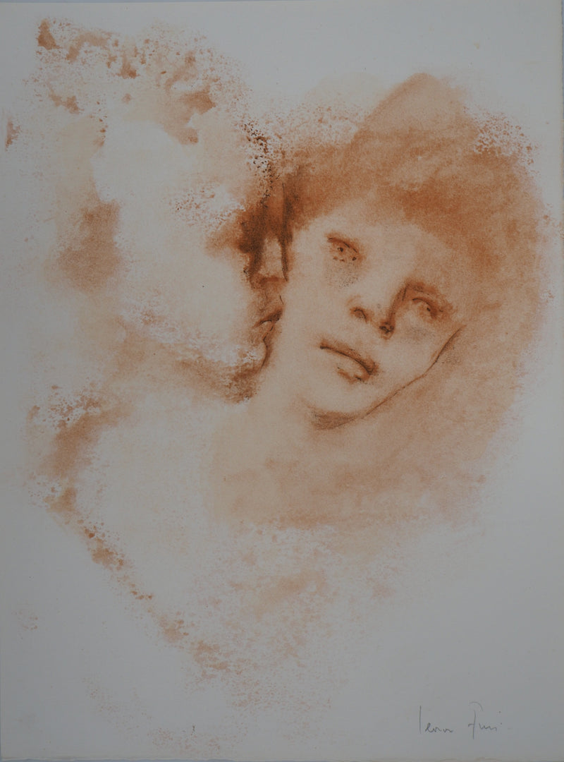 Leonor FINI : Baiser mystérieux, Lithographie originale (vue générale) - Crédit photo : Galerie Art.Paris
