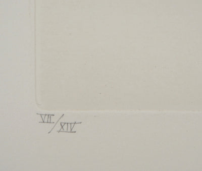 Cécile REIMS : Cosmogonies 6, Gravure originale signée