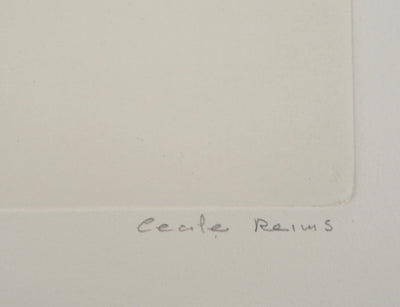 Cécile REIMS : Cosmogonies 6, Gravure originale signée