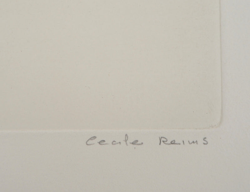 Cécile REIMS : Cosmogonies 6, Gravure originale signée