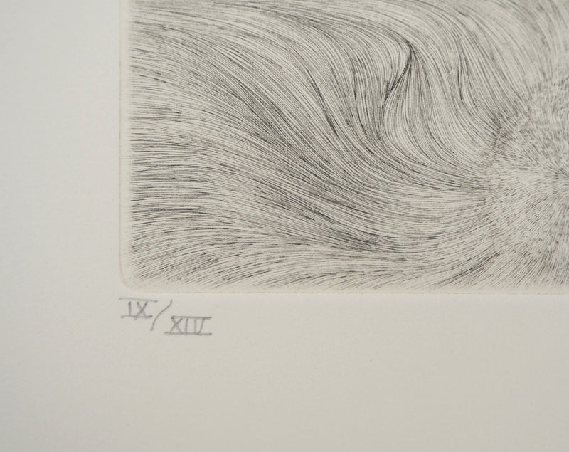 Cécile REIMS : Cosmogonies 2, Gravure originale signée