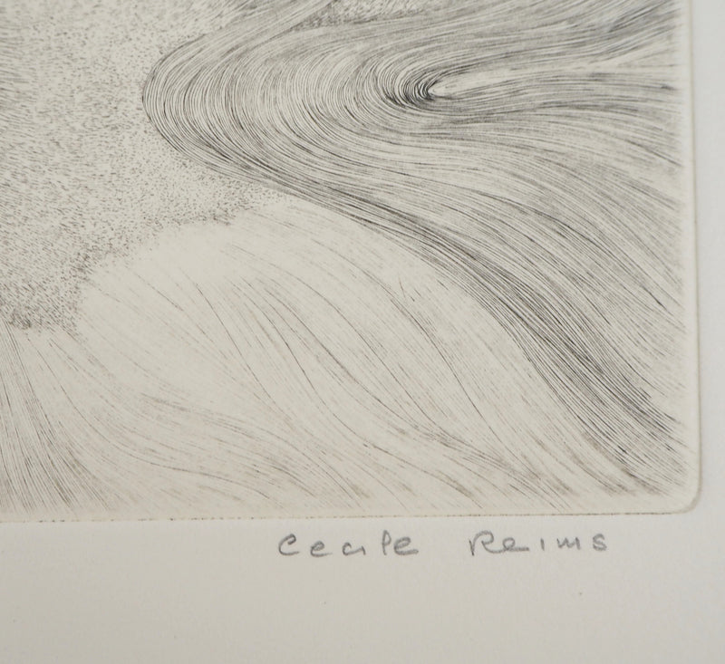 Cécile REIMS : Cosmogonies 2, Gravure originale signée