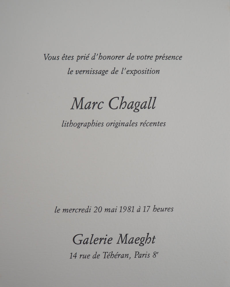 Marc CHAGALL : Mariée, oeuvre originale (photo de détail 5) - Crédit photo : Galerie Art.Paris