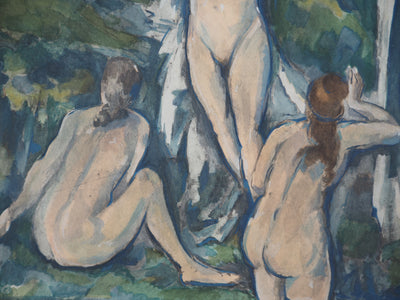 Paul CEZANNE : Baigneuses, c, Lithographie originale (photo de détail 5) - Crédit photo : Galerie Art.Paris