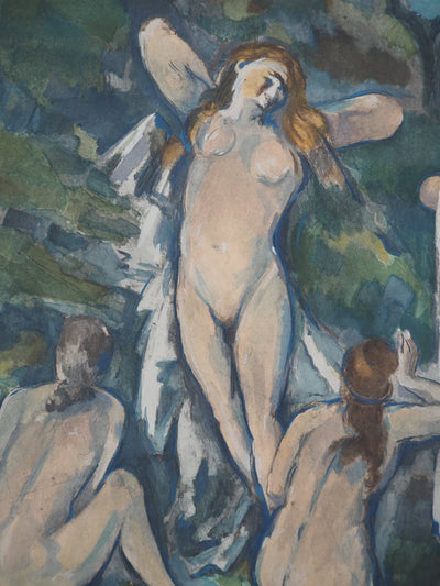 Paul CEZANNE : Baigneuses, c, Lithographie originale (photo de détail 6) - Crédit photo : Galerie Art.Paris