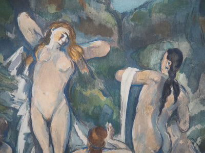 Paul CEZANNE : Baigneuses, c, Lithographie originale (photo de détail 8) - Crédit photo : Galerie Art.Paris