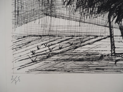 Bernard BUFFET : Le coq, Gravure originale (photo de détail 7) - Crédit photo : Galerie Art.Paris