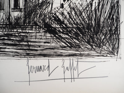 Bernard BUFFET : Château de la Vallée, Gravure originale (photo de détail 2) - Crédit photo : Galerie Art.Paris