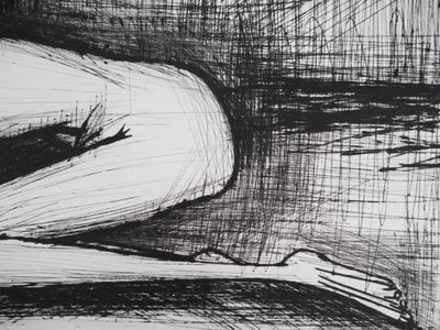 Bernard BUFFET : Nu accroupi, Gravure originale (photo de détail 8) - Crédit photo : Galerie Art.Paris