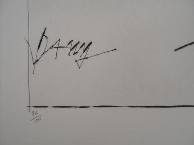 Bernard BUFFET : Dany, Portrait d'enfan, Gravure originale (photo de détail 7) - Crédit photo : Galerie Art.Paris