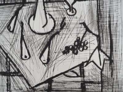 Bernard BUFFET : Nature morte au compotier, Gravure originale (photo de détail 5) - Crédit photo : Galerie Art.Paris