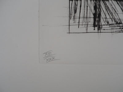 Bernard BUFFET : Nature morte au compotier, Gravure originale (photo de détail 8) - Crédit photo : Galerie Art.Paris