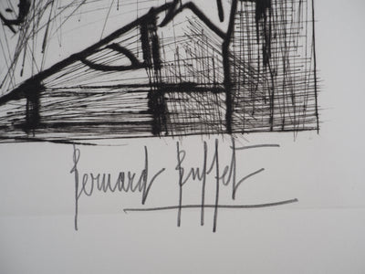 Bernard BUFFET : Nature morte au compotier, Gravure originale (photo de détail 2) - Crédit photo : Galerie Art.Paris