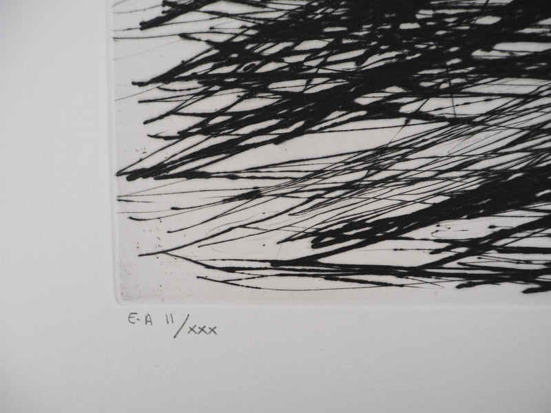 Bernard BUFFET : Le paquebot, Gravure originale (photo de détail 10) - Crédit photo : Galerie Art.Paris