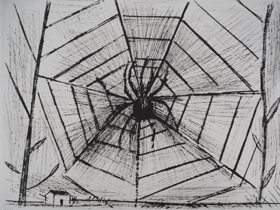 Bernard BUFFET : L'araignée, Gravure originale (photo de détail 3) - Crédit photo : Galerie Art.Paris