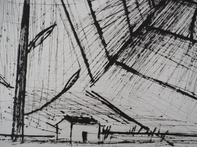 Bernard BUFFET : L'araignée, Gravure originale (photo de détail 5) - Crédit photo : Galerie Art.Paris