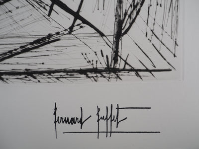 Bernard BUFFET : L'araignée, Gravure originale (photo de détail 2) - Crédit photo : Galerie Art.Paris