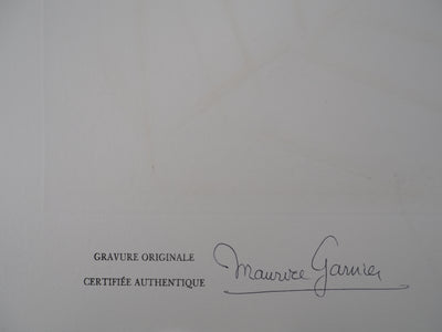 Bernard BUFFET : L'araignée, Gravure originale (photo de détail 8) - Crédit photo : Galerie Art.Paris