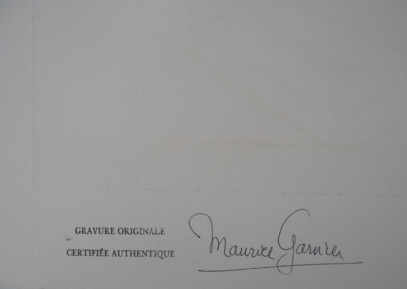 Bernard BUFFET : Nature morte à la lampe, Gravure originale (photo de détail 9) - Crédit photo : Galerie Art.Paris