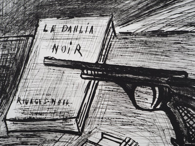 Bernard BUFFET : Le Dahlia noir, Gravure originale (photo de détail 5) - Crédit photo : Galerie Art.Paris