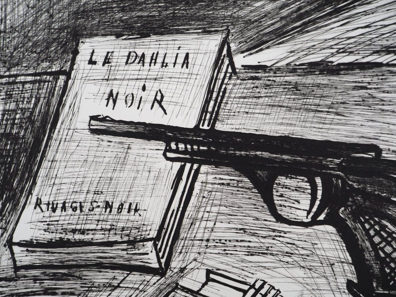 Bernard BUFFET : Le Dahlia noir, Gravure originale (photo de détail 5) - Crédit photo : Galerie Art.Paris