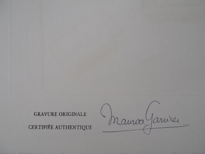 Bernard BUFFET : Le Dahlia noir, Gravure originale (photo de détail 8) - Crédit photo : Galerie Art.Paris