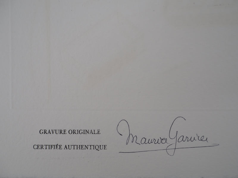 Bernard BUFFET : Le Dahlia noir, Gravure originale (photo de détail 8) - Crédit photo : Galerie Art.Paris