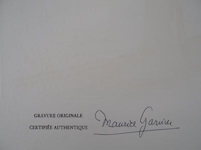 Bernard BUFFET : L'ombre des branches, Gravure originale (photo de détail 7) - Crédit photo : Galerie Art.Paris