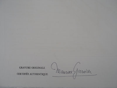 Bernard BUFFET : La demeure paisible, Gravure originale (photo de détail 7) - Crédit photo : Galerie Art.Paris