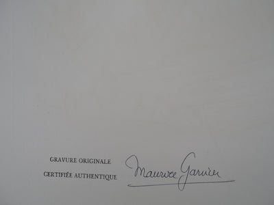 Bernard BUFFET : Arbres en enfilade, Gravure originale (photo de détail 7) - Crédit photo : Galerie Art.Paris