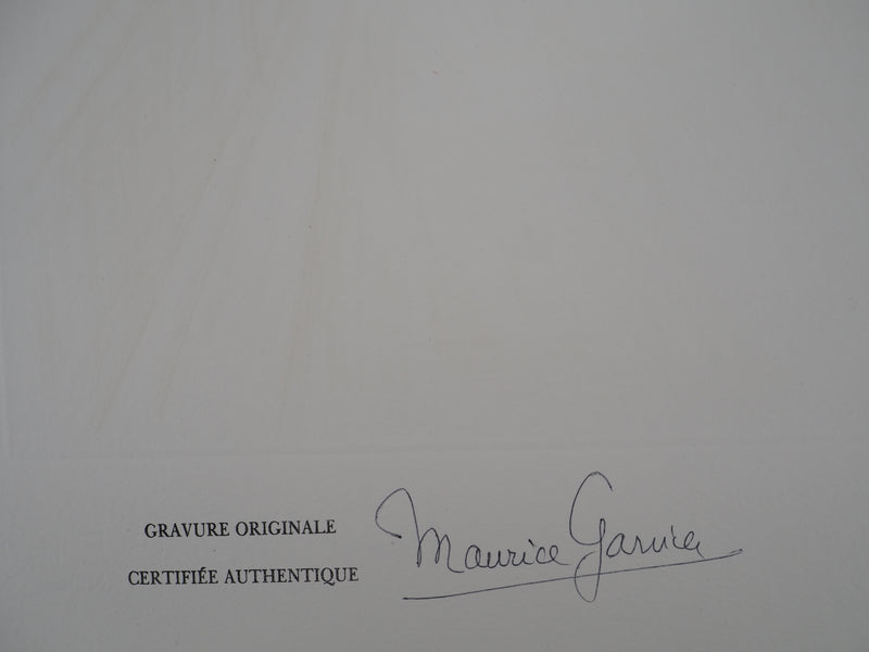 Bernard BUFFET : Dans la ville, Gravure originale (photo de détail 7) - Crédit photo : Galerie Art.Paris