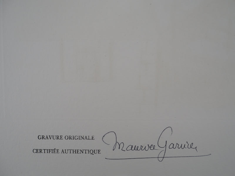 Bernard BUFFET : Ombre d’une maison, Gravure originale (photo de détail 7) - Crédit photo : Galerie Art.Paris