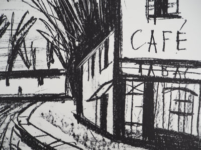 Bernard BUFFET : Le sentier du café, Lithographie originale (photo de détail 4) - Crédit photo : Galerie Art.Paris