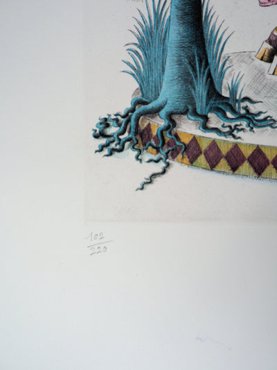 Raymond PEYNET : Zodiaque, le Taureau, Gravure originale signée