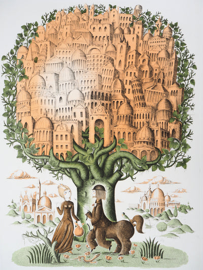 Raymond PEYNET : Zodiaque, le Sagittaire, Gravure originale signée