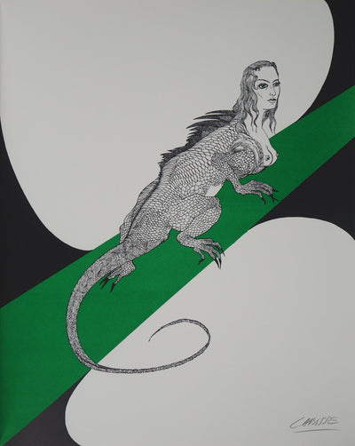 Félix LABISSE : La Guivre-Guénégote, Lithographie originale (vue générale) - Crédit photo : Galerie Art.Paris