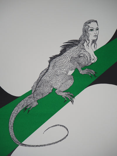 Félix LABISSE : La Guivre-Guénégote, Lithographie originale (photo de détail 2) - Crédit photo : Galerie Art.Paris