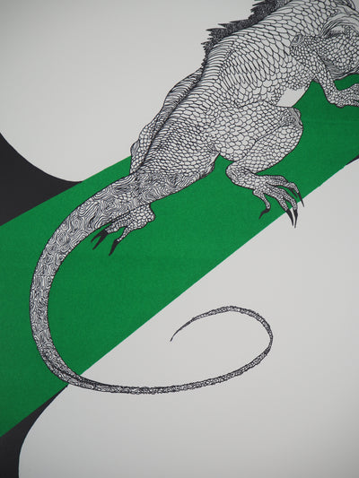 Félix LABISSE : La Guivre-Guénégote, Lithographie originale (photo de détail 4) - Crédit photo : Galerie Art.Paris