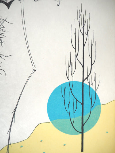 Félix LABISSE : L'angelot, Lithographie originale (photo de détail 4) - Crédit photo : Galerie Art.Paris