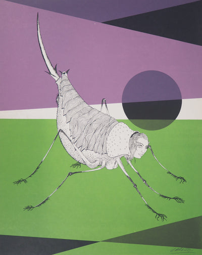 Félix LABISSE : La Caline, Lithographie originale (vue générale) - Crédit photo : Galerie Art.Paris