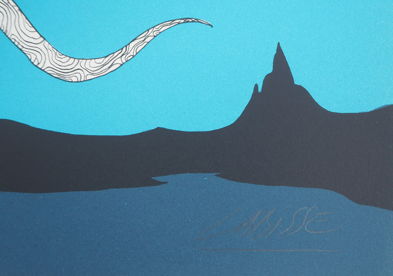 Félix LABISSE : La sangsue, Lithographie originale (photo de détail 5) - Crédit photo : Galerie Art.Paris