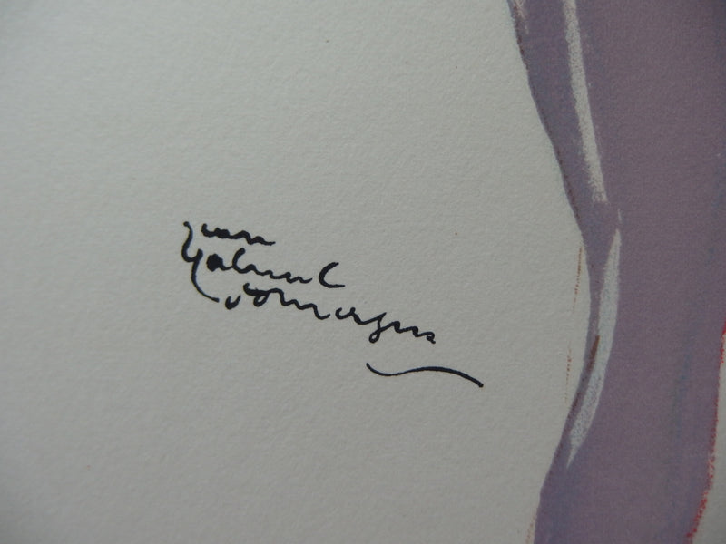 Jean-Gabriel DOMERGUE : Opéra, la Ballerine, Lithographie originale (photo de détail 2) - Crédit photo : Galerie Art.Paris