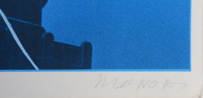 Jacques MONORY : Statue de la Liberté, Sérigraphie originale (photo de détail 2) - Crédit photo : Galerie Art.Paris